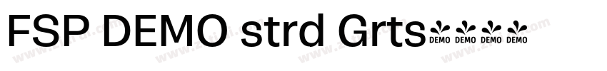 FSP DEMO strd Grts字体转换 FSP DEMO strd Grts字体转换